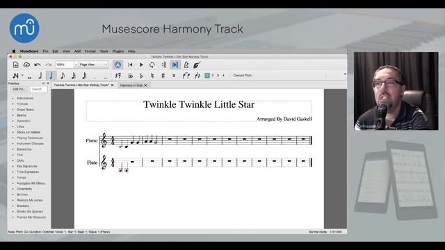 Musescore Arrangement - Harmony Track Lesson 2