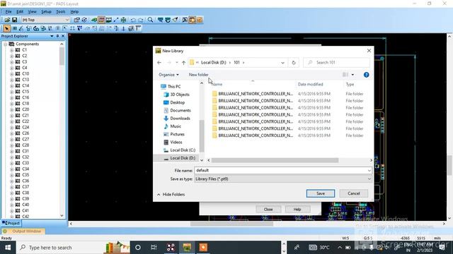 how to save new component in your library in pads layout смотреть онлайн