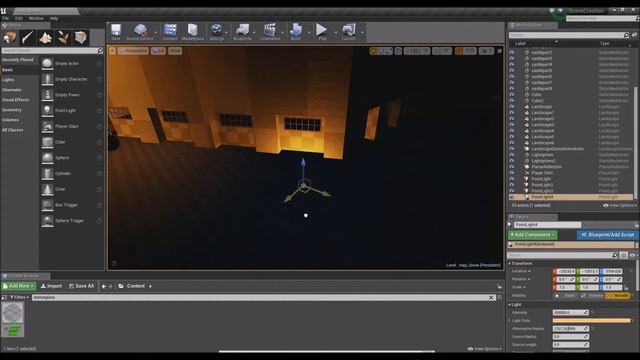 Creating a Mountain Castle Scene in UE4 / Unreal Engine 4 смотреть онлайн