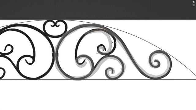 Как просто сделать кованые узоры в Blender / How to make forged elements in Blender смотреть онлайн