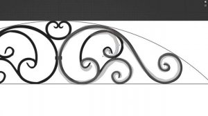 Как просто сделать кованые узоры в Blender / How to make forged elements  in Blender