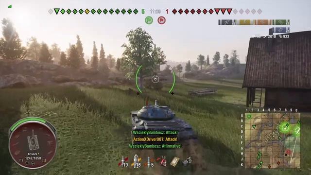 World of Tanks T54 Tier 9 Russian Medium Tank Game On Thievel Ridge смотреть онлайн