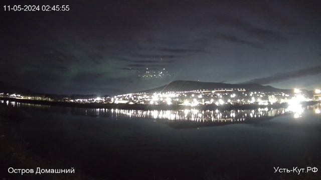 Жители Усть-Кута могли наблюдать в выходные полярные сияния смотреть онлайн