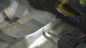 Боковой удар Ниссана. Body repair after an accident.