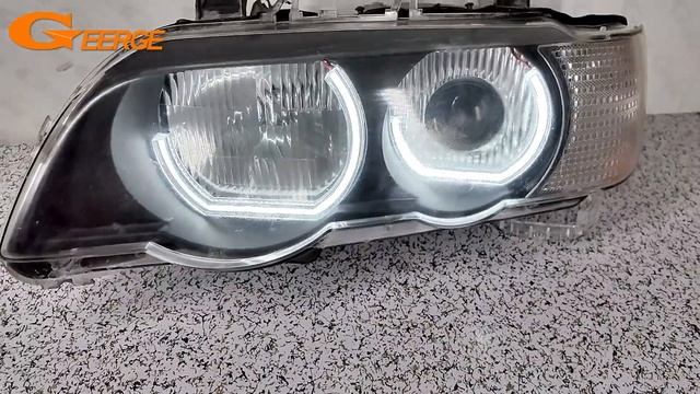 For BMW X5 X5M E53 E70 Excellent Ultra Bright DTM M4 Style Led Angel Eyes Kit Halo Rings Day Light смотреть онлайн