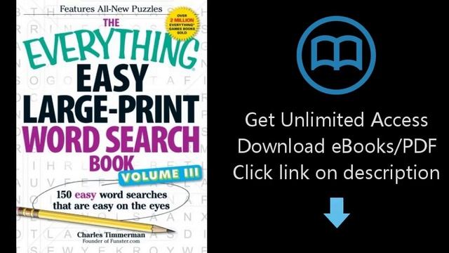 Download The Everything Easy Large-Print Word Search Book, Volume III: 150 Easy Word Searches Th PD смотреть онлайн