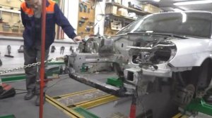Бодрая Соната. Body repair after an accident.