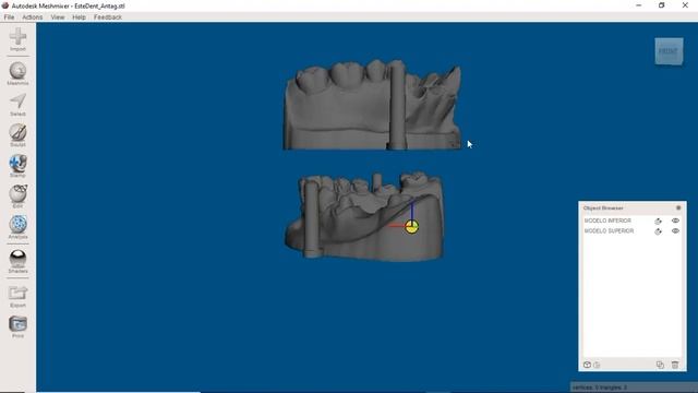 Meshmixer - Conhecendo o Objects Browser смотреть онлайн