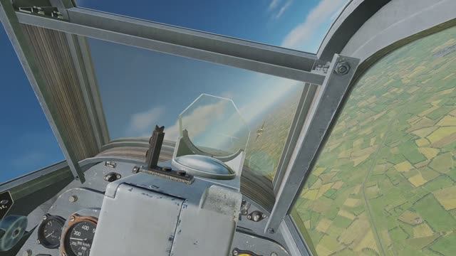 Bf-109 K4. Сервер Wolfpack, карта Нормандия. смотреть онлайн