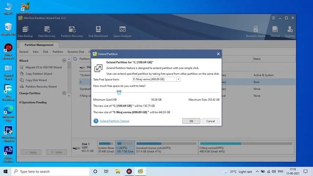 how to extend c drive in windows 10 || C: drive ka size kaise badhaye IN HINDI смотреть онлайн