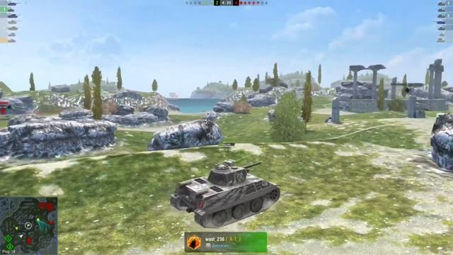 Обзор Cromwell B Очень быстрый картон | Tanks Blitz смотреть онлайн