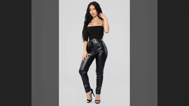 +30 Simple And Stylish Faux Leather Pants Outfit Ideas For Women's