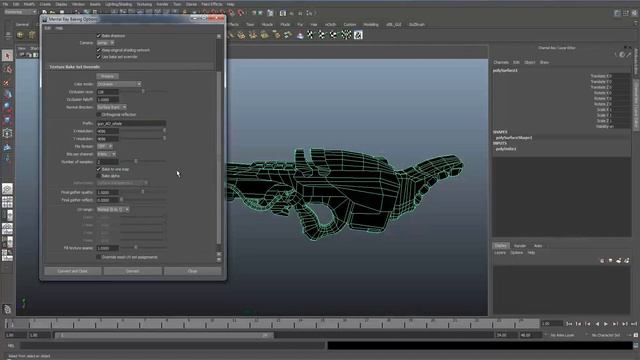 How to bake ambient occlusion in Maya 2013 смотреть онлайн