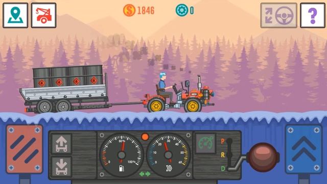 Best Trucker Lite game transports oil to the refinery смотреть онлайн