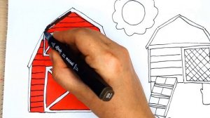 Ферма из бумаги своими руками! Играем и учим вместе с детками!