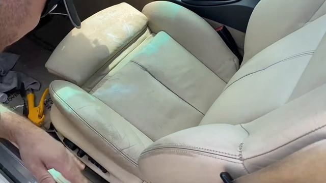 BMW leather seat repair смотреть онлайн