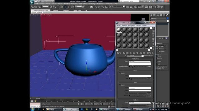 3ds Max 2011 Tutorial : Lighting , Rendering , Mapping... смотреть онлайн