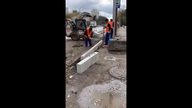 Укладка бордюров в перчатках "двойной латексный облив" смотреть онлайн