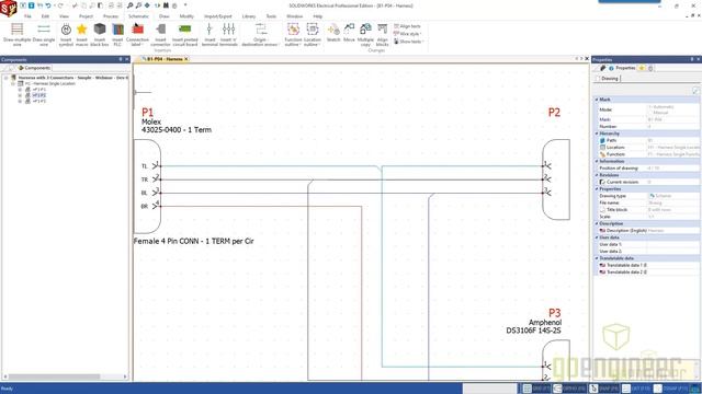 SOLIDWORKS Electrical Schematics Professional: Harnessing - Webinar смотреть онлайн