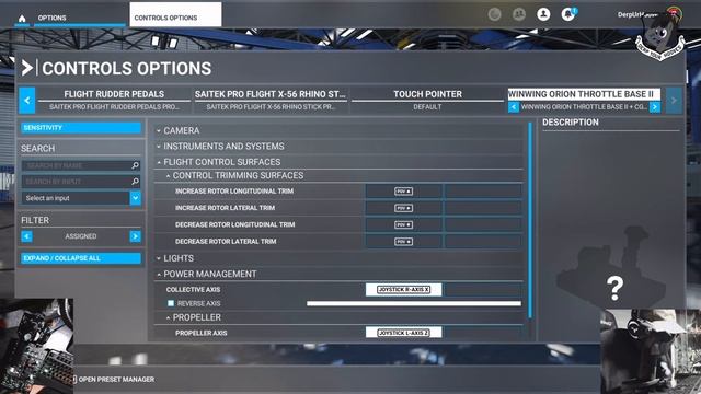 HOTAS ORION 2 QUICK SET UP