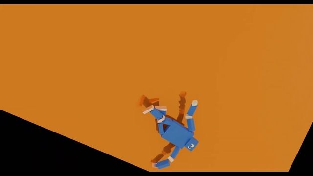RAGDOLL blender animation -rigidbody and ragdolls simulation смотреть онлайн