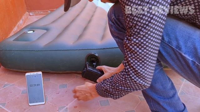 Portable Air Pump for Inflatables and Air Mattress Pump Review смотреть онлайн