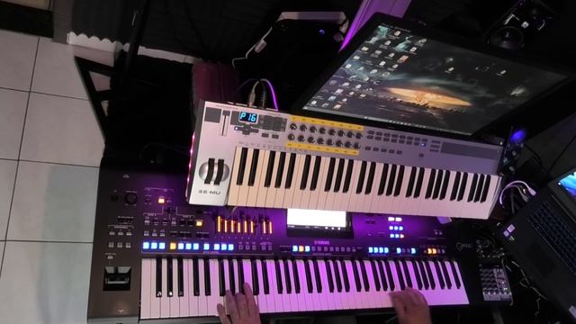 The Bee Gees - Tragedy / Yamaha Genos 2 смотреть онлайн