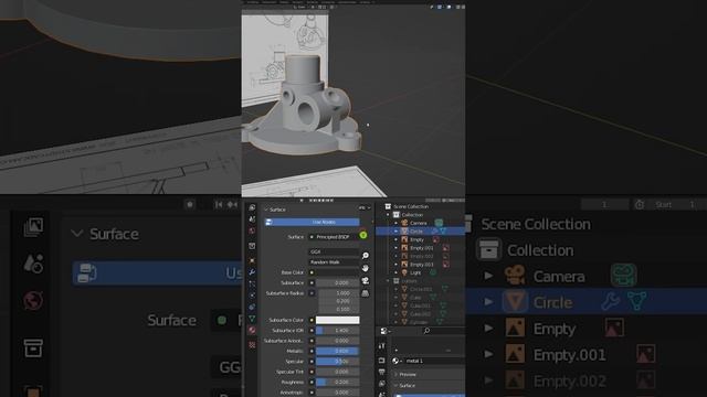 Hard Surface Modeling From AutoCAD to Blender смотреть онлайн