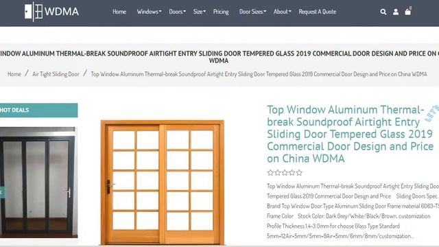 China WDMA AIR TIGHT SLIDING DOOR смотреть онлайн