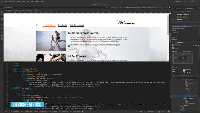 Curso Essencial Adobe Dreamweaver CC 2017 - Aula 14 Painel DOM смотреть онлайн