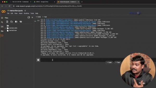 Audio to Text project on Google colab | WHISPER AI