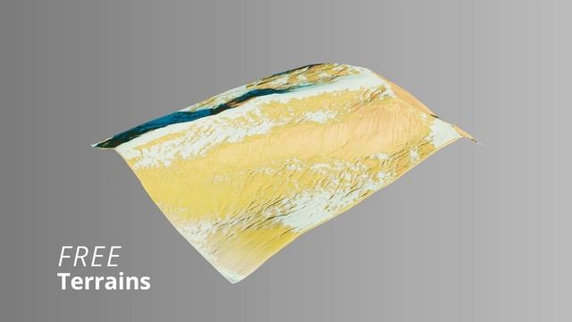 **FREE** — Terrain Displacements Pack-001 — EXR смотреть онлайн