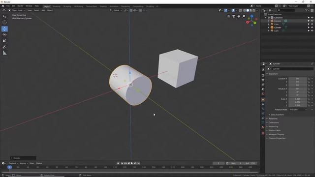 18 CURSO COMPLETO BLENDER 2.8 MODELADO 3D DE BÁSICO A AVANZADO UDEMY Rotación de objetos 3D en X Y смотреть онлайн