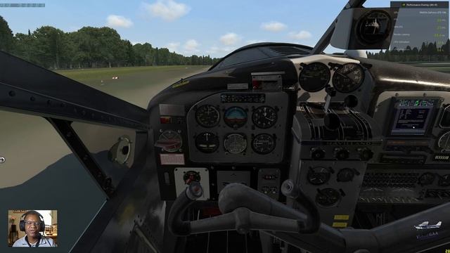 X-Plane 11: Practice landings in the DHC-2 Beaver at Lake Ridge (8NC8) - Trying not to ground-loop смотреть онлайн