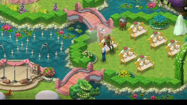 Gardenscapes: Restore Wedding Archipelago — Day 4 │Charles Stevens Garden │ Game-play Walk-through