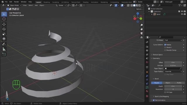 Curves: Object Data Properties For Curve Objects in Blender - Class 42 | Hindi/Urdu | Learn Axis смотреть онлайн