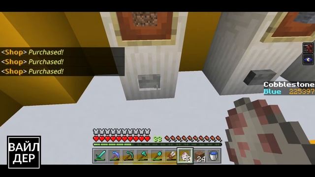 SKYBLOCK COBBLE CLICKER. День 60. Minecraft Bedrock Edition. Приключение. Заготовка Булыжника смотреть онлайн
