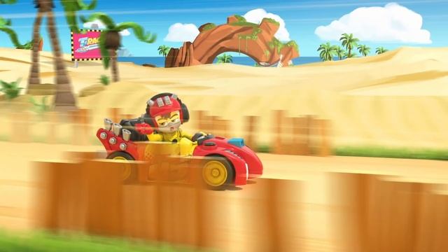 T-RACERS | Odcinek: Turbo wyścig na plaży 🌴🌊| Serial rysunkowy dla dzieci po polsku смотреть онлайн
