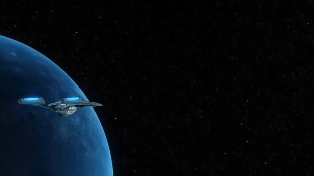 Star Trek ship goes to warp (Blender) смотреть онлайн
