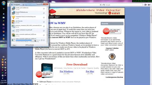 How to Convert .Mov Files Into .Wmv Files Free смотреть онлайн