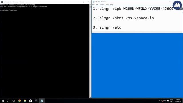 How to activate Windows 10 in only 1 minute Using CMD смотреть онлайн