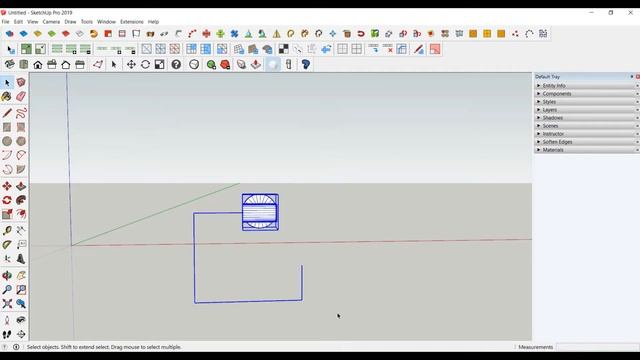 How to make Hanger in SketchUp смотреть онлайн