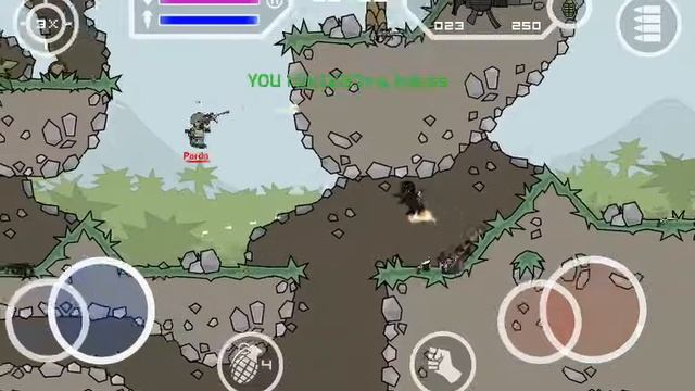 ASHAP01 ИГРАЕТ В ИГРУ Mini-militia!!! смотреть онлайн