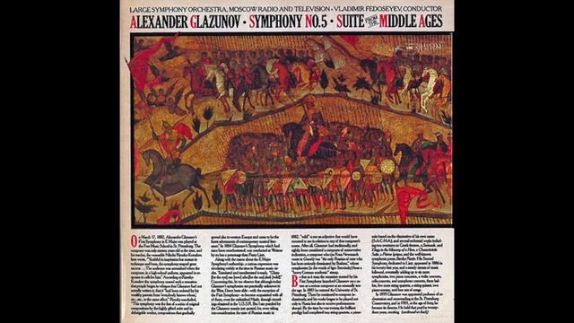 Glazunov Symphony No. 5. Moscow Radio & Television Orchestra. 1977. смотреть онлайн