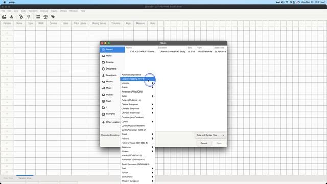 PSPP 1.6 Tutorial: OPENING DATA FILES (FROM SPSS) (Ep 3) смотреть онлайн