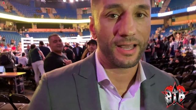 Sergio Mora of Dazn briefly talks about Manny Pacquiao and the main event of the night смотреть онлайн