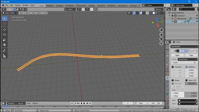 Roads and Railways in blender using curves смотреть онлайн
