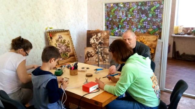 Art Pyrography. День открытых дверей в Мастерской выжигания. 28.04.2018