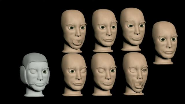 Face Morpher test 3DS MAX смотреть онлайн