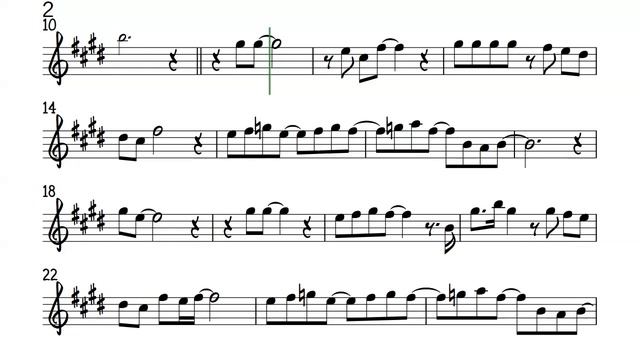 Ikaw Nga Alto Sax Sheet Music Backing Track Partitura South Border смотреть онлайн